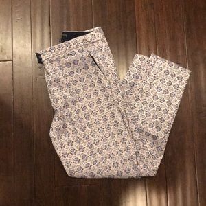 TopShop Patterned Crop Pants